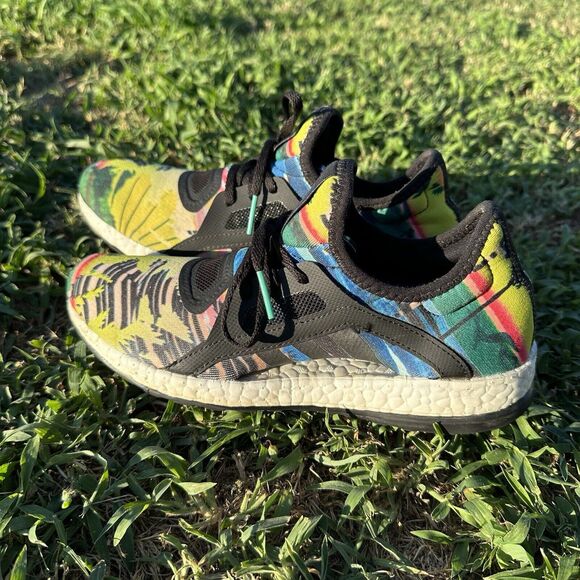 Adidas Pure Boost X Power Shoes Womens Size 7 Multicolor Running - Picture 4 of 8